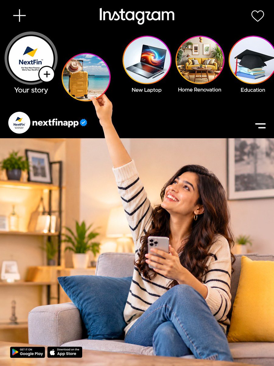 NextFinApp's tweet photo. Whatever your next big plan looks like, NextFin helps you take the next step with the financial support you need.
Think it. Plan it. Make it happen with NextFin. ✨💙
📲 Download the App today and get started.
#NextFin #PersonalLoans #SmartMoney #LifeGoals #FinancialFreedom https://t.co/GHX18wtWgG