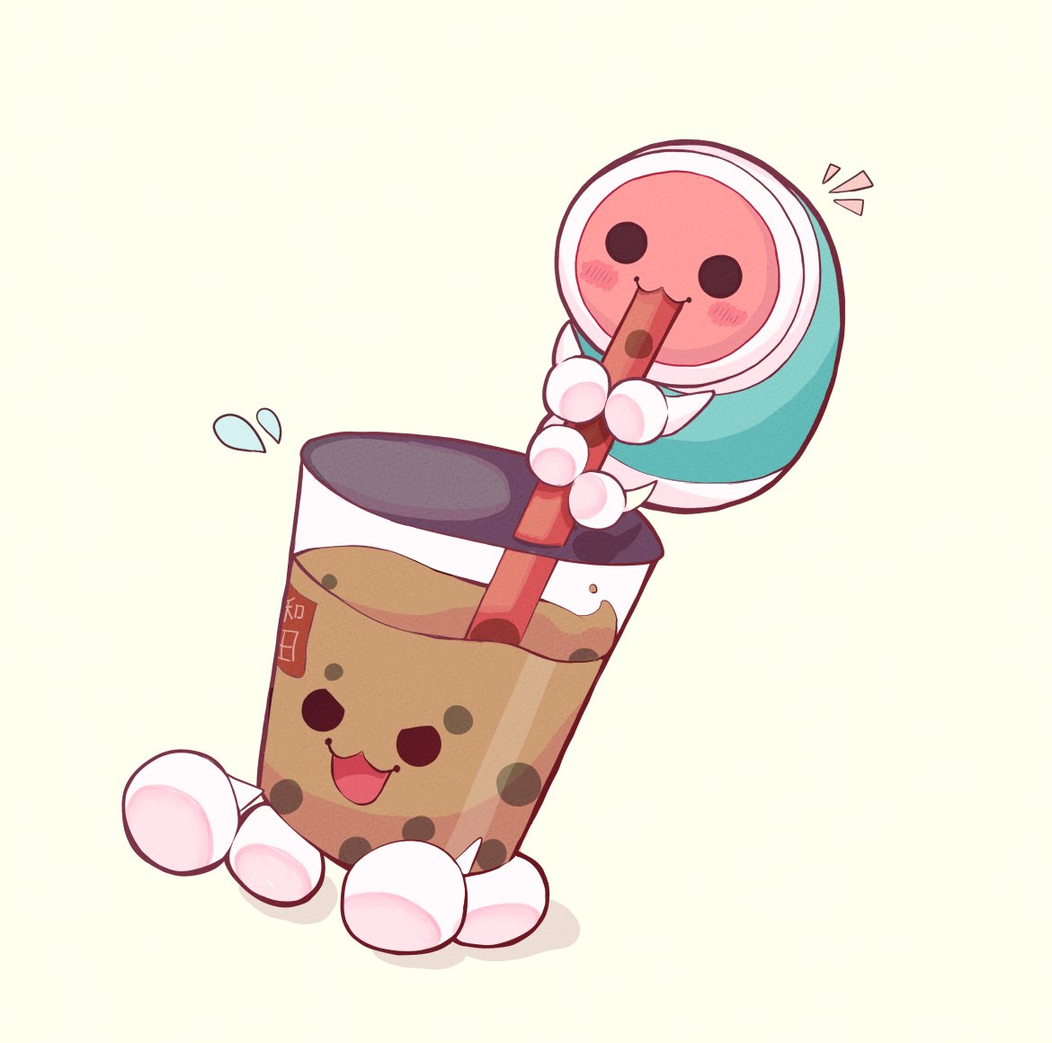 LOVE_Baramazyo's tweet photo. タピオカだドン！！（ともぐい） https://t.co/JSgVx9P3Ls