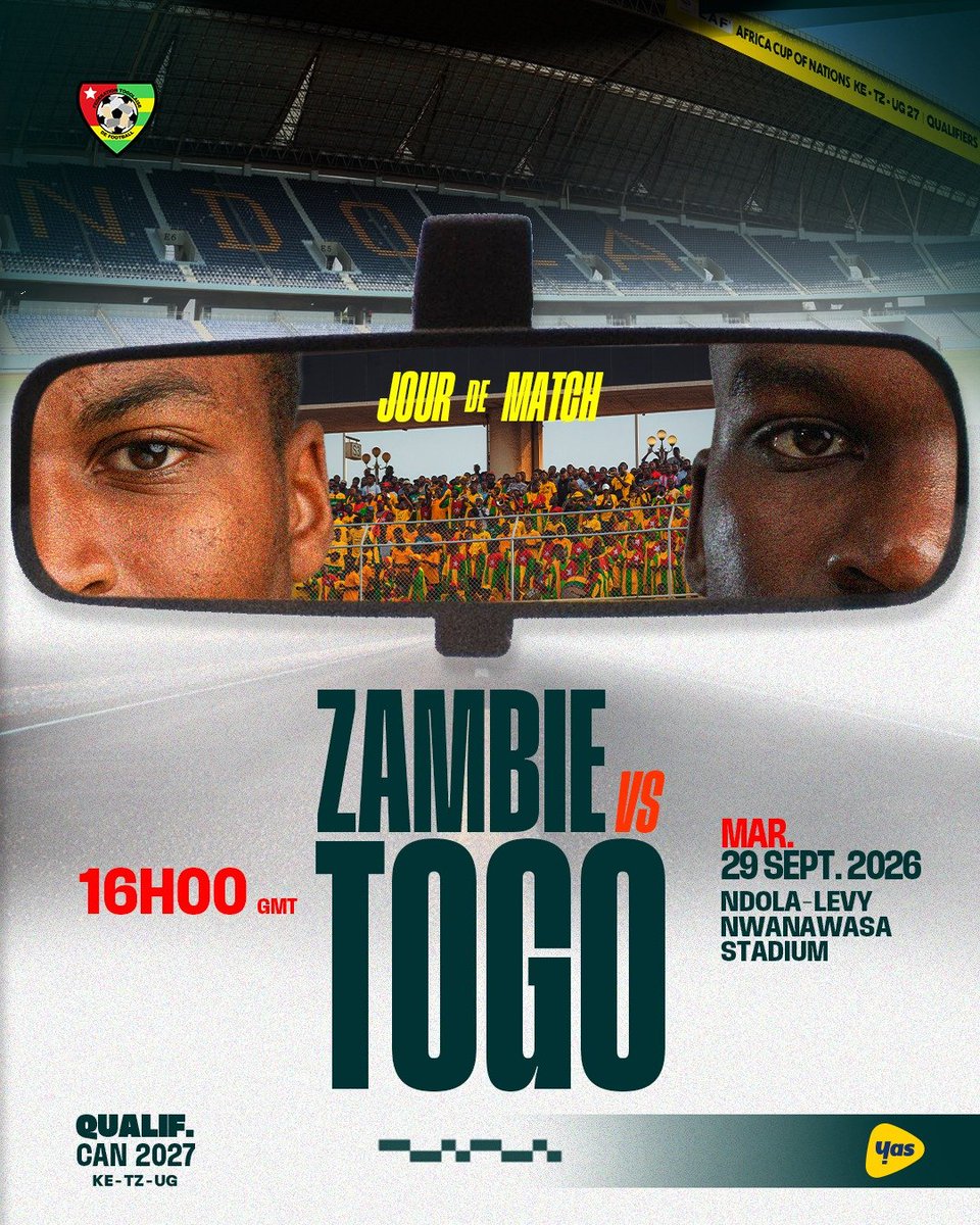 lasteven04's tweet photo. 🇿🇲⚔️🇹🇬 JOUR DE MATCH !
📺 EN DIRECT sur Canal+ Sport 1 & NW Sport 2
Allez les Éperviers !
#ZAMTOG #QCAN2027 https://t.co/BH4AaN9qHe
