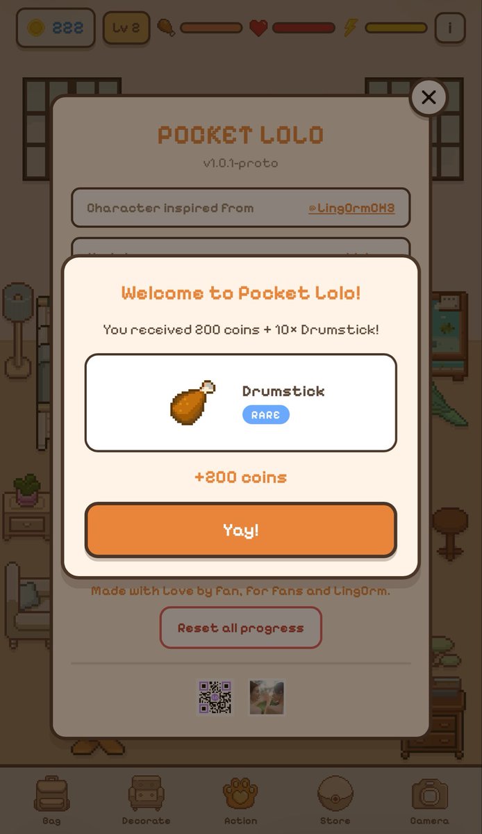 m8tto's tweet photo. มีคนบอกว่าใส่ code WELCOME ได้ไก่ทอดกับ coins 🤩 https://t.co/yaTxH6RQvh