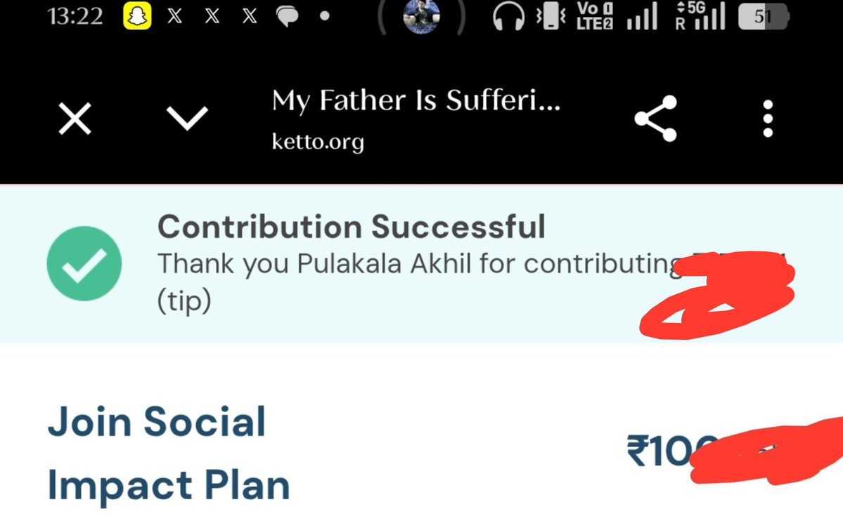 Srinivasa451709's tweet photo. My side small help bro 🫂 I relate to you since my father belongs to a similar age as yours I prayed whatever i could at best from y side hoping a speedy recovery for him 💙
I will pray definitely your father will come strong 

My small contribution 😌 https://t.co/sXSiWdAVc2