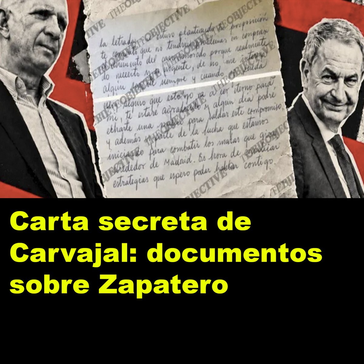TENERIFE_WEEK's tweet photo. 🚨 Carta secreta de Carvajal: documentos sobre Zapatero #shorts
https://t.co/VslS1xLpei
#Zapatero, #HugoCarvajal, #CasoMorodo, #PlusUltra, #Venezuela, #España https://t.co/nrSuPeLlCH