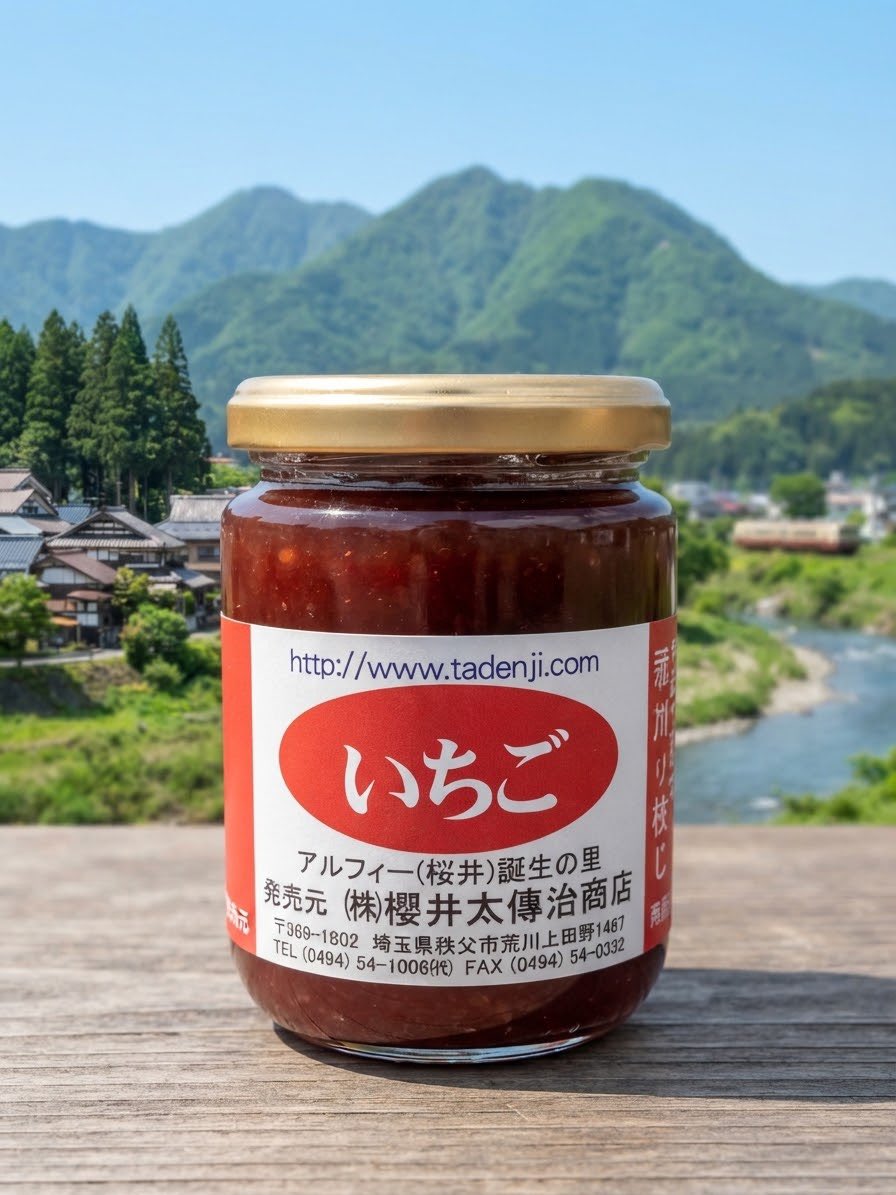 KawagoePortal's tweet photo. THE ALFEEの桜井賢さんのお兄さん櫻井享（さくらい とおる）さんが秩父の苺で作ったいちごジャム、美味しいよとの事で楽しみでしか無いです😋🍓✨ https://t.co/DT93YNq1NW