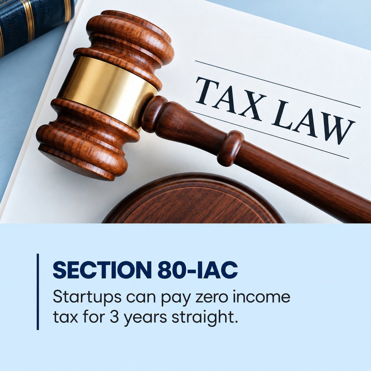 2LexTerrae's tweet photo. Did you know eligible #startups in India can claim a 100% Income Tax Holiday for 3 consecutive financial years under Section 80-IAC? Here’s the Key Legal Checklist:

1.DPIIT Registration (#EGovernance): Secure formal recognition as a startup via the National Single Window System (#NSWS) portal.

2.  Inter-Ministerial Board (#IMB) Approval: DPIIT recognition alone isn't enough. Apply via portal to #CBDT for tax exemption certificate.

3.Core Criteria (#CorporateLaw): Entity should not be formed by splitting up or reconstructing an existing business, high potential for employment generation, etc.

Please save this post for your compliance roadmap, tag an entrepreneur or share it in your network.

#StartupIndia #TaxExemption #LexTerrae #Section80IAC #DPIIT #StartupIndia #CorporateLaw #IncomeTaxAct #TaxHoliday #StartupCompliance #IndianStartups #TaxPlanning #EaseOfDoingBusiness

@DPIITGoI @IncomeTaxIndia @startupindia @mygovindia @2LexTerrae @toajaytyagi @totyagiakash @NikunjAroraa @Sheetal01474473