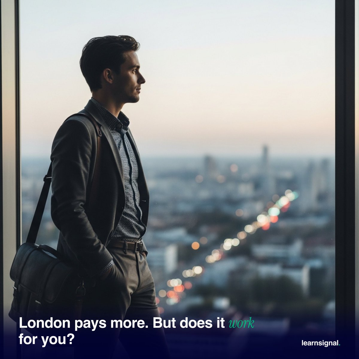 learnsignal's tweet photo. London pays more. But cost of living erodes the gap fast.

Worth it if you're optimising for career velocity. Not if you're optimising for disposable income.

Know which one before you sign the lease.

#FinanceCareers #ACCA https://t.co/PJnMLMzgM7