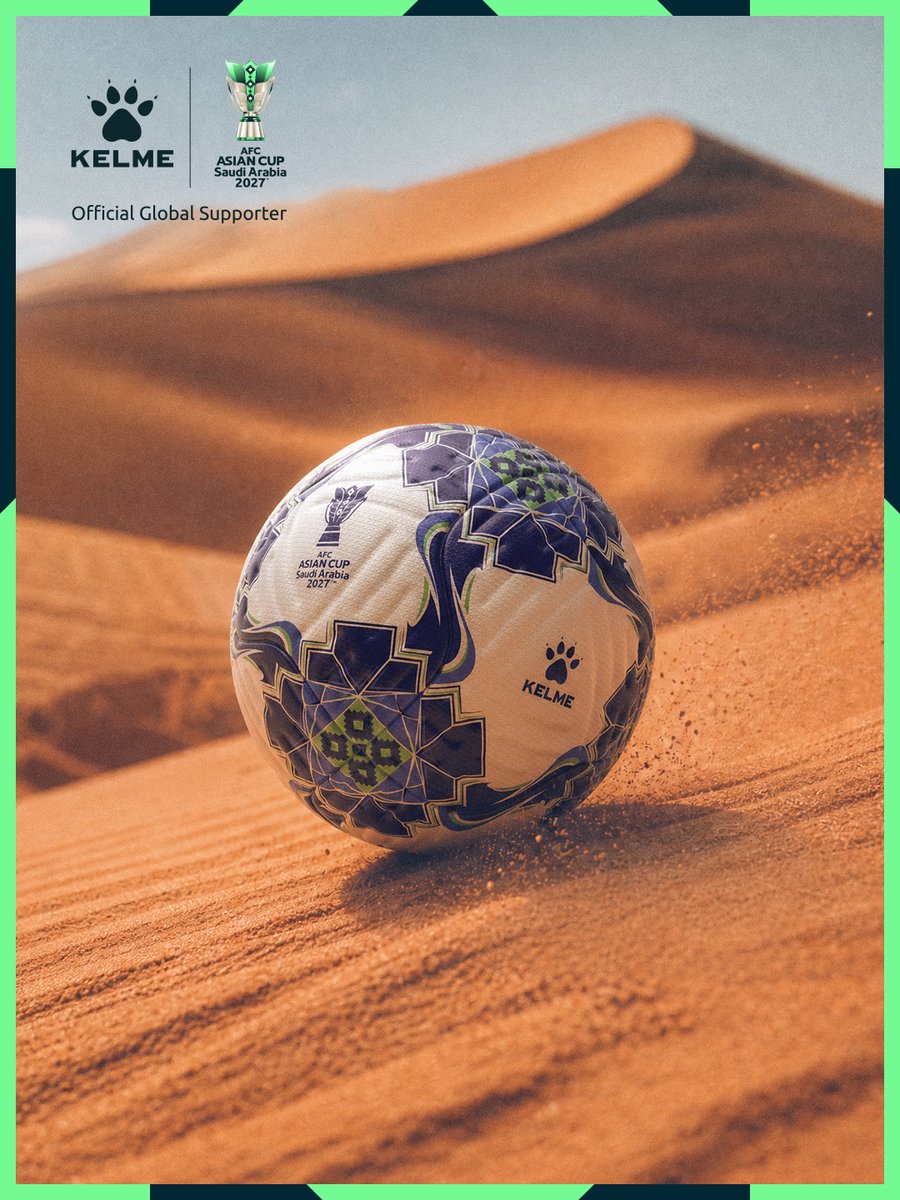 afcasiancup's tweet photo. Take a closer look at KHUZAMA 🔍

Inspired by the KHUZAMA that blooms across the host nation 💜
 
#KELME #BloomingTogether #KHUZAMA https://t.co/jnL8ug5t41