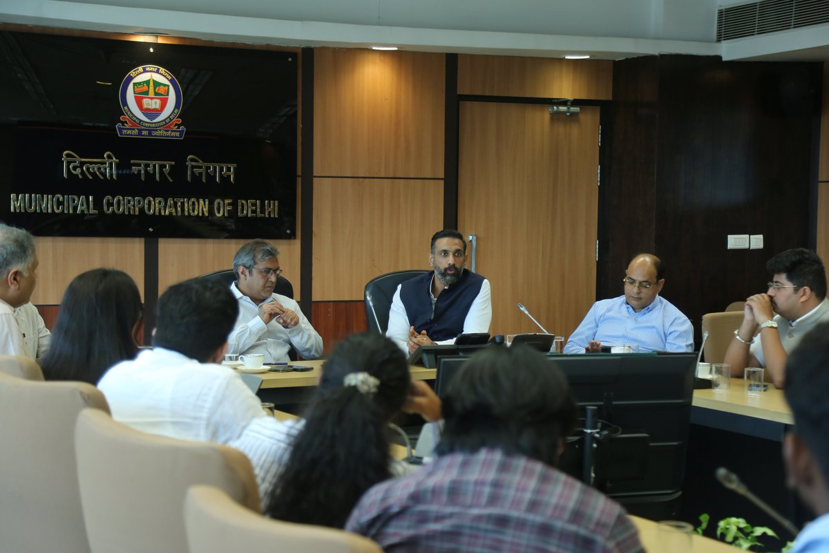 ileadglobe's tweet photo. DAY 4 | LEADERSHIP & URBAN GOVERNANCE ✨

Day 4 of the Rising Leaders Programme 2026 began with an insightful session featuring Mr. Sanjeev Khirwar Ji (IAS), Municipal Commissioner of Delhi.

The session offered participants valuable perspectives on urban governance, public administration and leadership, along with an opportunity for meaningful interaction and discussion.

A thought-provoking start to the final day, continuing the journey of learning, dialogue and leadership. 🤝

#RisingLeaders #RisingLeadersProgramme2026 #Day4 #UrbanGovernance #Leadership #PublicAdministration #Learning #iLEAD #KAS ArtificialIntelligence Leadership Rising Leader’s Ilead Ilead women Celebrating New India Kas Vikshit Bharat 2047 Leadership policy makers