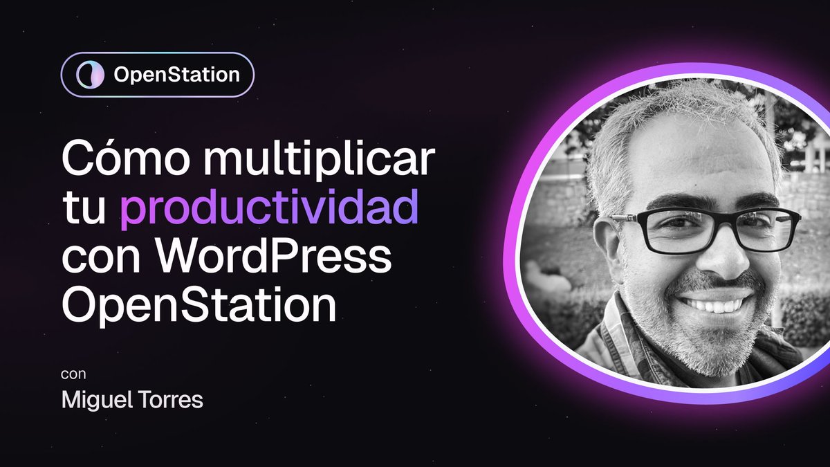 eswordpresscom's tweet photo. 📅 Apunta la fecha porque la semana que viene tenemos un nuevo webinar.

Miguel Torres, desarrollador en @automattic, nos enseñará OpenStation, una nueva forma de trabajar con @WordPress desde tu escritorio: buscar con IA entre tu contenido, gestionar archivos, convertir notas en borradores y otras formas de ahorrar tiempo.