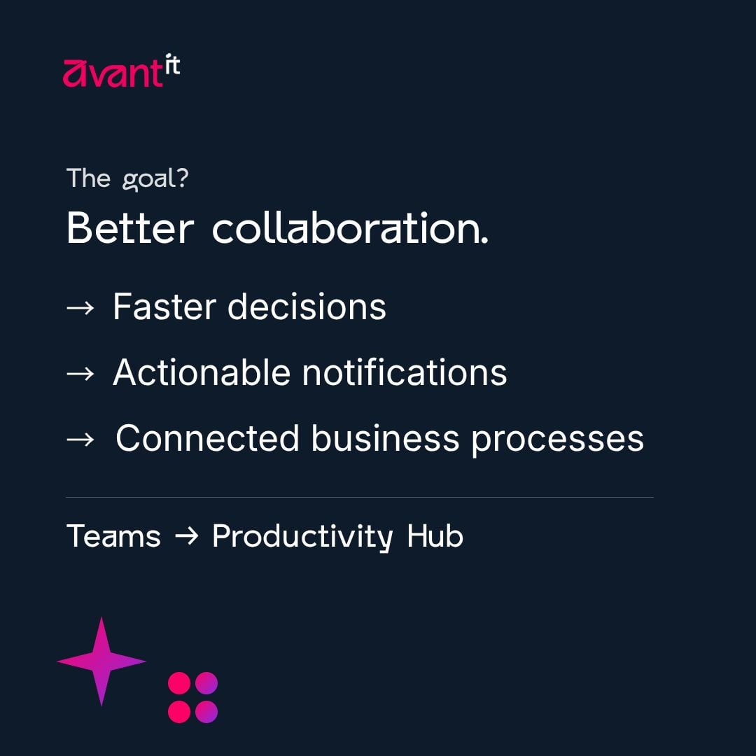 avantithq's tweet photo. 📔 Educational Tuesday — Custom Teams Apps

Teams can be more than chats and meetings.

🧩 Build with:
→ Tabs
→ Bots
→ Message Extensions
→ Meeting Extensions

💡 Turn Teams into a productivity hub. https://t.co/fQMqMEh604