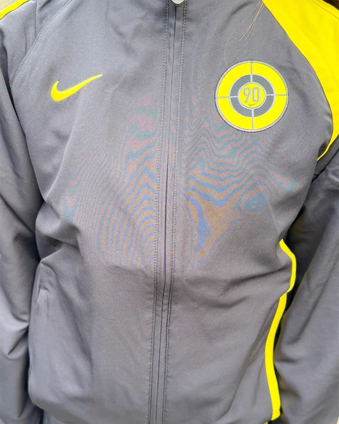 【希少】NIKE 00s ナイロン セットアップ 上下 Y2K グレー×イエロー サッカーショップKAMO on X: 