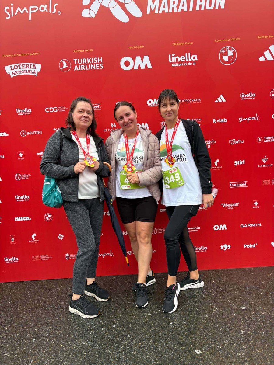 childaidrr's tweet photo. 🏃‍♂️Proud to see our partner Tony Hawks Centre team taking part in the Chișinău Marathon! Their energy and commitment on the course reflect the dedication they bring every day to supporting children and families across #Moldova.
https://t.co/OzguXrpYKi https://t.co/glKbB7io0H