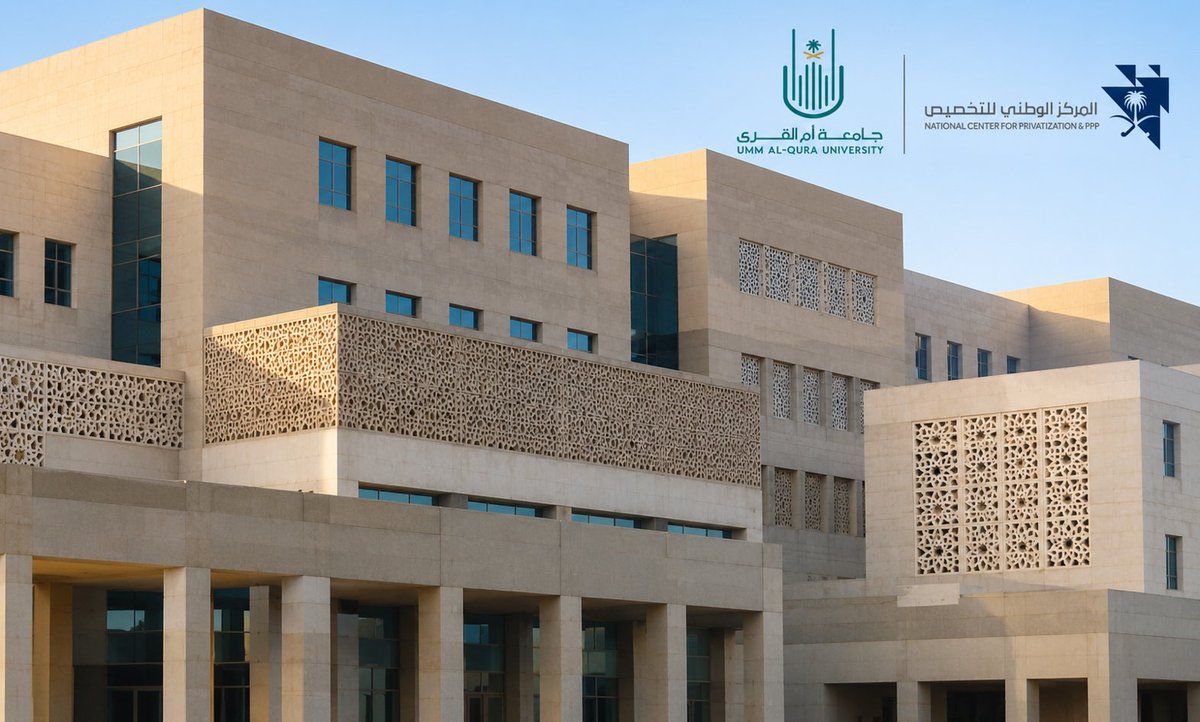 HealthComm_SA's tweet photo. 73 جهة أبدت اهتمامها بمشروع استكمال وتشغيل مستشفى جامعة أم القرى في مكة، بينها 14 مشغلًا صحيًا و7 شركات رعاية مدرجة في السوق المالية السعودية.

المشروع بسعة 391 سريرًا وبعقد شراكة يمتد 30 عامًا، ولا يزال في مرحلة إبداء الرغبة (EOI).

#القطاع_الصحي #PPP https://t.co/y10xO77iVm