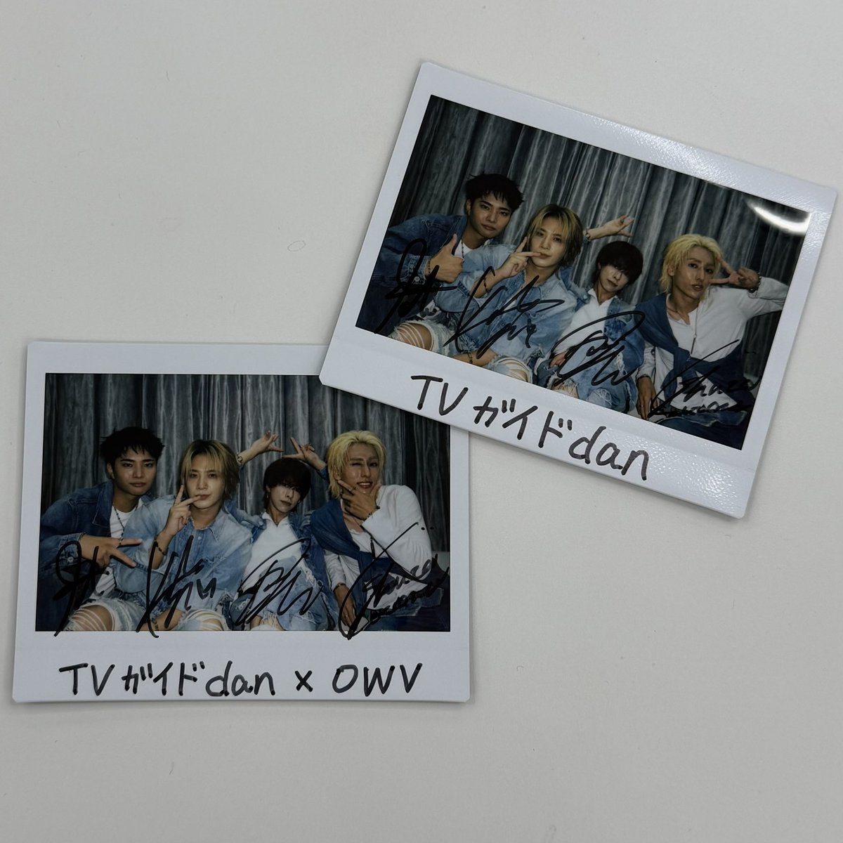TVguidePERSON's tweet photo. 【TVガイドWeb「#PERSONプラス」更新！】

📢新規記事公開！
#OWV さんインタビュー🌟
最新シングルについてお話を聞きました🎵
記事はこちらから☑️

https://t.co/rg13u0YeTB

TVガイドPERSONの公式X @TVguidePERSON をフォローし、この投稿をリポストor引用リポストしてくださった方にサイン入りチェキをプレゼント🎁

〆切・2026年10月30 日（金）正午