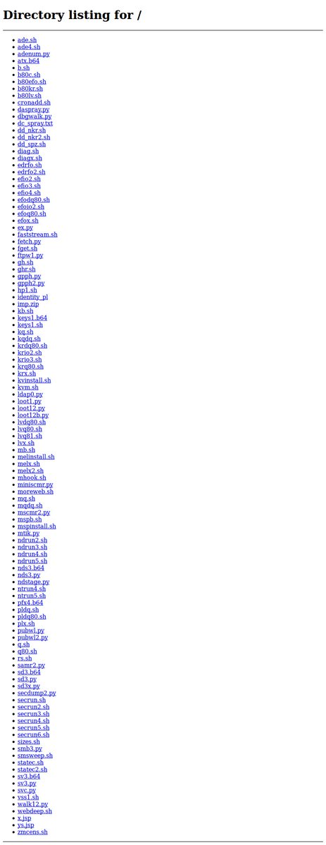 malwrhunterteam's tweet photo. Opendir: http://131.123.43[.]239:8123/
🤷‍♂️ https://t.co/ZLeSBjKk2C