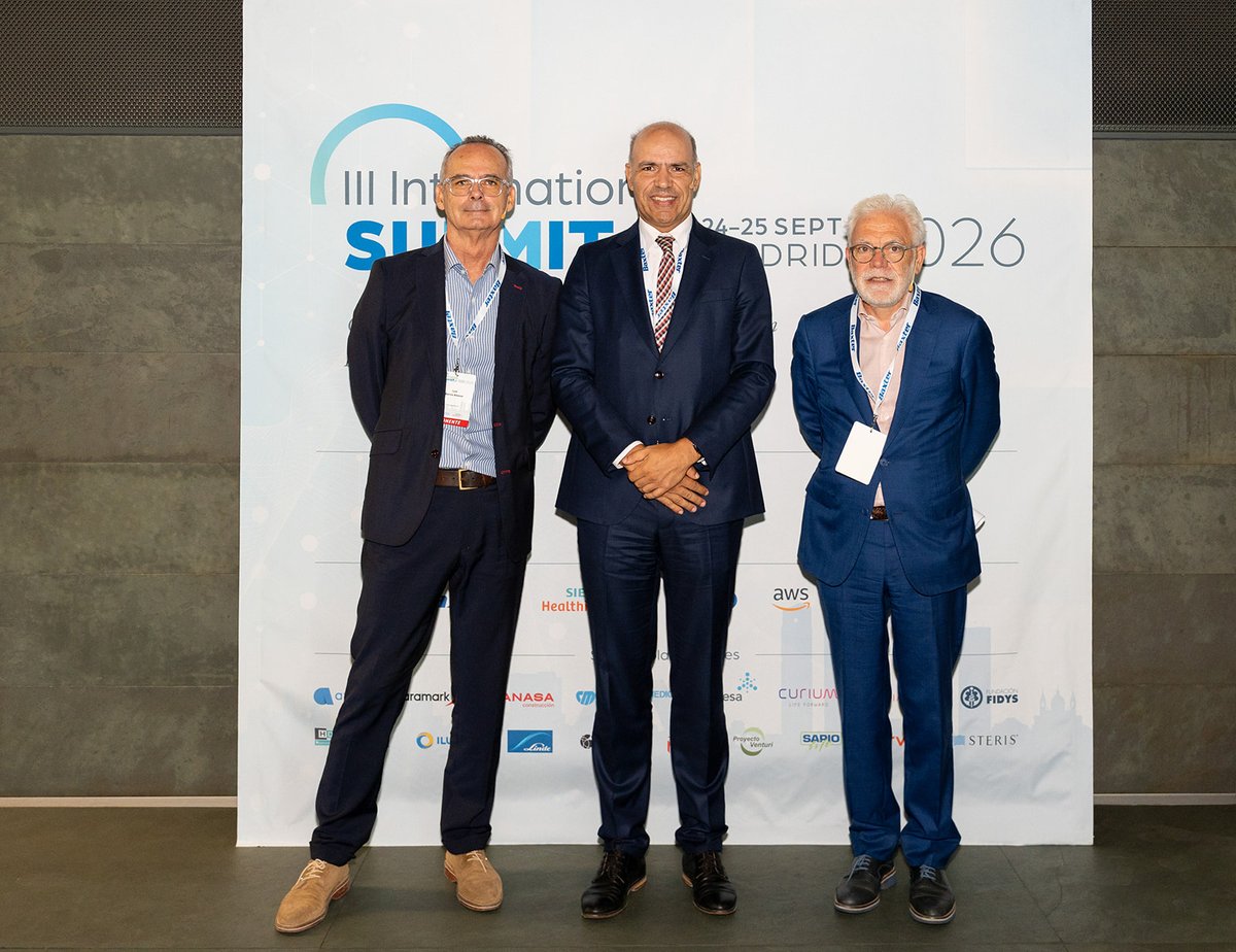 CirculoSanidad's tweet photo. ¡Exito de organización! 👏 El III International Summit finalizó el pasado viernes tras reunir en Madrid a más de 200 expertos nacionales e internacionales del sector sanitario.

Un evento que nos permitió  abordar algunos de los desafíos que afronta nuestro sistema sanitario ⇩ https://t.co/Vfx2J8Etvd
