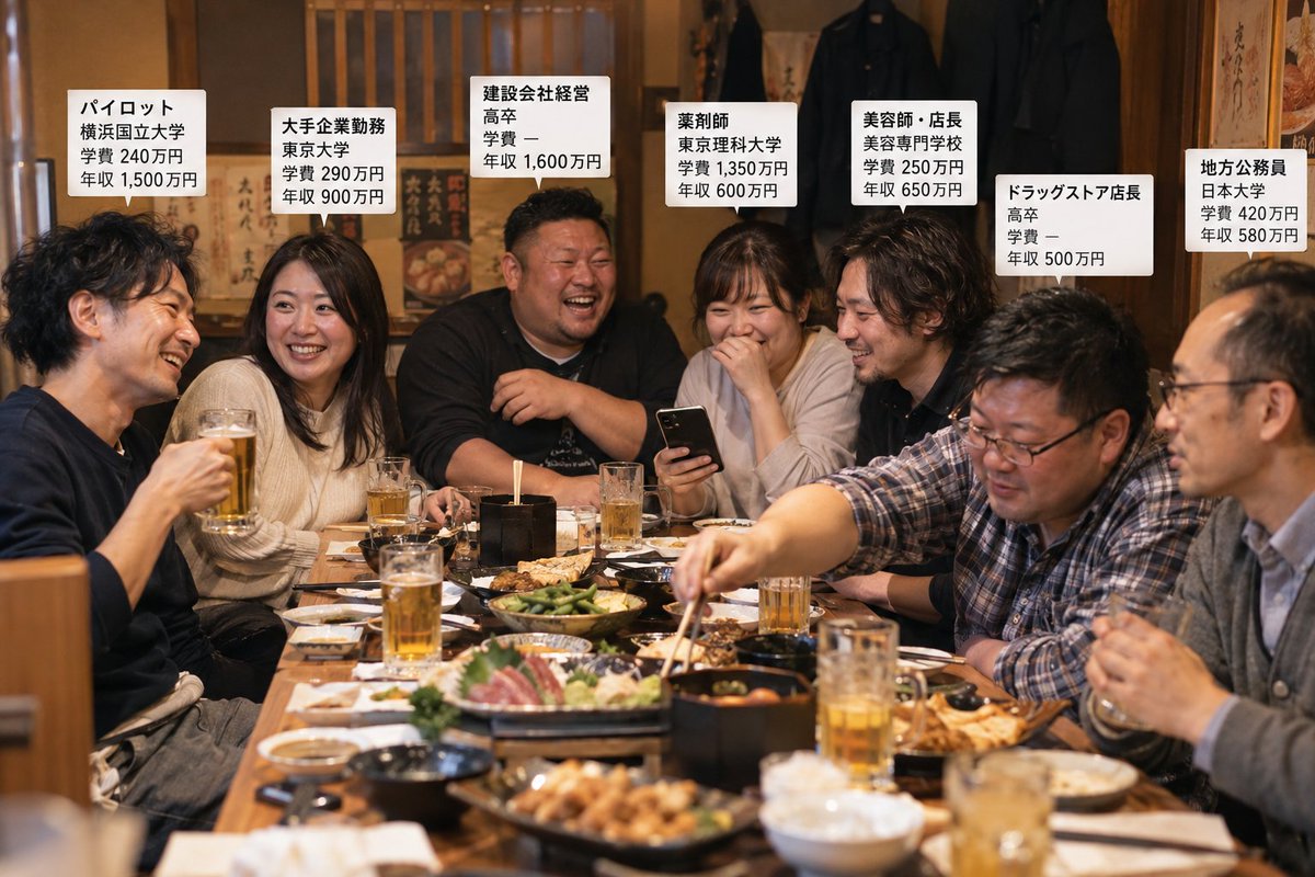 haku_health's tweet photo. 38歳の同窓会。
たぶん二度見する。 https://t.co/BBL2XbC5Kg