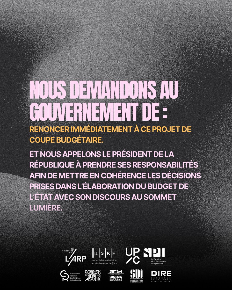 producteurscine's tweet photo. 47 millions d'euros en moins pour l’audiovisuel public, 90 millions d'euros en moins pour France Télévisions en raison du recul de la publicité : une coupe dévastatrice pour la création audiovisuelle et cinématographique française serait prévue dans le prochain budget de l’Etat. https://t.co/dOcJT2TPYI