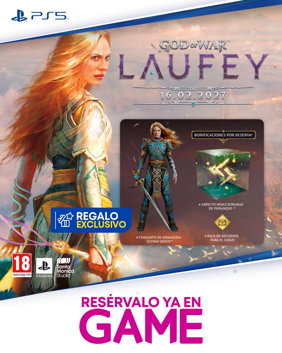 VideojuegosGAME's tweet photo. ¿Te apetece un buen cubo gelatinoso para desayunar? 🧊

⚔️ Ya puedes reservar God of War: Laufey en formato físico y con DLC exclusivo de regalo solo en GAME. 🎁
https://t.co/xAeB17KpdL https://t.co/bWGhr0Qtud