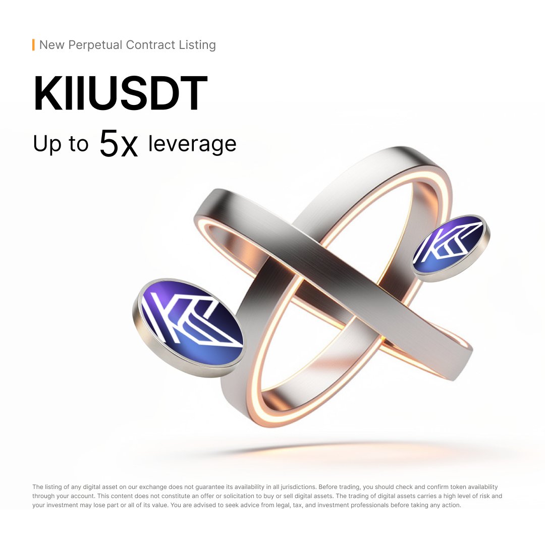 BybitPlus's tweet photo. New Crypto Perpetual Contract Listing: $KIIUSDT is now live on Bybit with @KiiChainio! 🚀 

Trade $KII up to 5x Leverage: https://t.co/DFDQKGtWY6

#Bybit #NewFinancialPlatform https://t.co/qwaxznXkbW