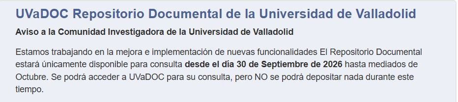 BibEcoUVa's tweet photo. 📢📢📢¡ATENCIÓN!:  
Te interesa este aviso especialmente si eres PDI o personal investigador de la UVa. Desde el 30 de septiembre a mediados de octubre no podrás autoarchivar tu producción científica en el repositorio UvaDoc por migración a la nueva versión⬇️ https://t.co/8UtoNEEkHx