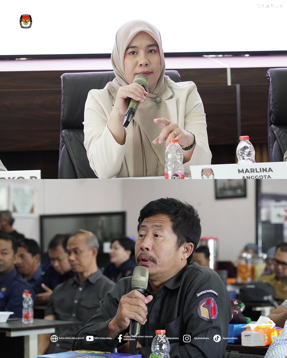 KPUBatu's tweet photo. #TemanPemilih, KPU Kota Batu menyelenggarakan Rapat Pleno Terbuka Rekapitulasi Pemutakhiran Data Pemilih Berkelanjutan (PDPB) Triwulan III Tahun 2026 pada Selasa, (29/9/2026).

📢 Detail informasi hasil rekapitulasi dapat dilihat dalam Keputusan KPU Kota Batu Nomor 13 Tahun 2026. https://t.co/xwUSNWy1pU