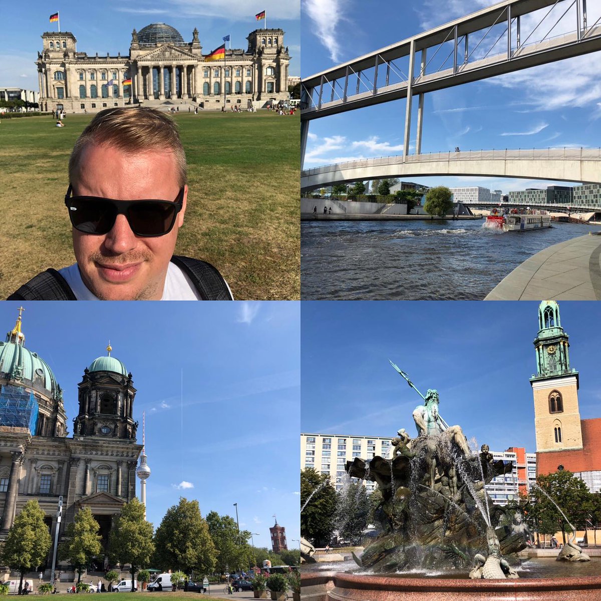 Jhowcol's tweet photo. Berlin Tour #ontour #berlin #sunisup☀️ #bluesky #tour #enjoylife💯 #enjoytheday #sightseeing #walkingaround #niceweather #fitfam #fitfamgermany #fitboy #instafit #instafitness #fitlife https://t.co/TpBrNx9G3o