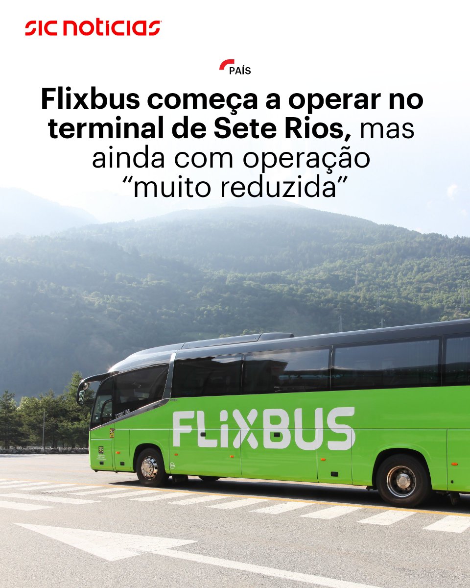 SICNoticias's tweet photo. O diferendo com a Rede Expresso mantém-se. As duas empresas estão em conflito desde 2023, depois da Rede Nacional Expressos ter proibido a Flixbus de utilizar o terminal.
Saiba mais em: https://t.co/UXyuNkq3Dq
#flixbus #autocarro #transportes #seterios #terminalrodoviario #portugal #news #sicnoticias