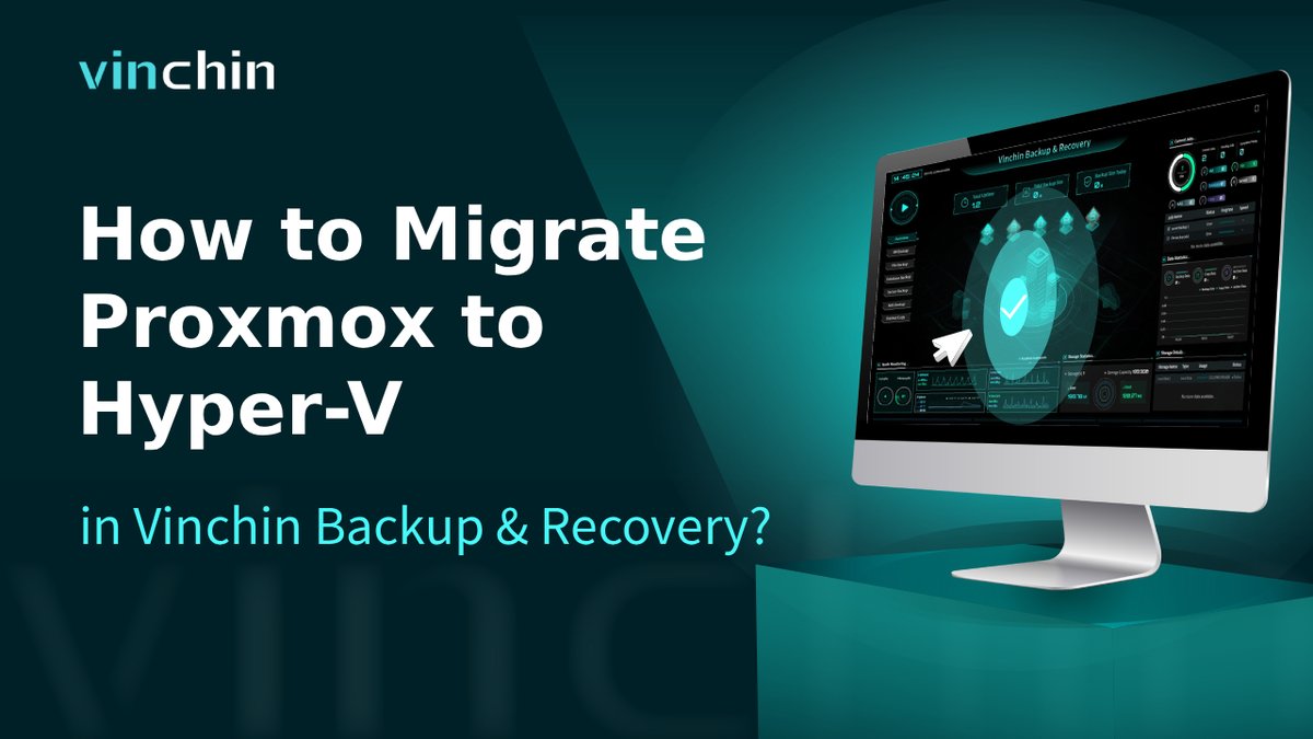 VinchinSoftware's tweet photo. 🚀How to Migrate Proxmox to Hyper-V?

Watch the full tutorial and explore a smoother way to move your workloads between virtualization platforms: https://t.co/XL8jNVqPHY

#Vinchin #Proxmox #HyperV #VMMigration #Virtualization #DataProtection #BackupAndRecovery https://t.co/OlaN2PrvMt