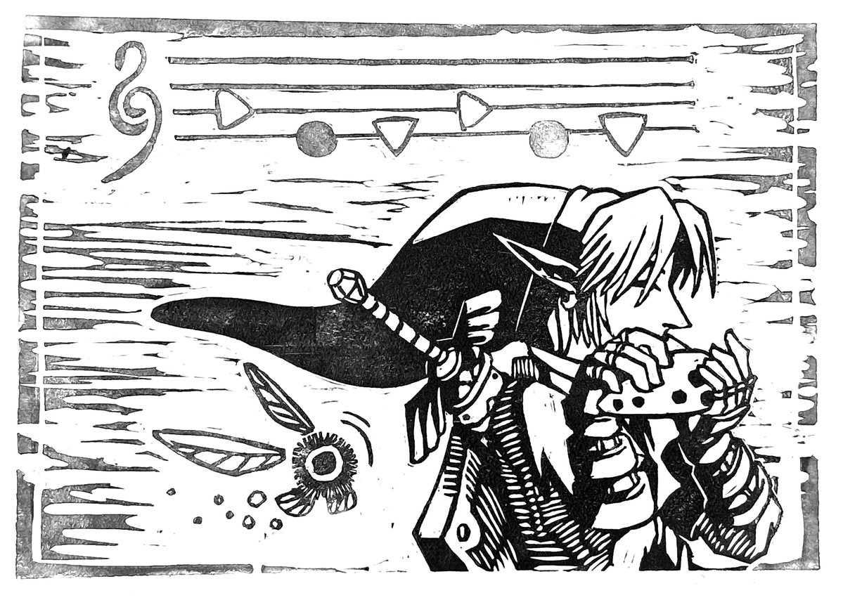 skaska_2410's tweet photo. Ocarina of time linocut
#zelda #zeldaocarinaoftime https://t.co/1Y8A6XXkDx