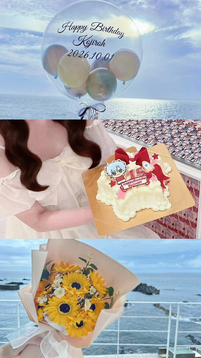 sy1001k's tweet photo. 彼の好きな白色と、千葉の海でෆ.*･ﾟ
あなたの歩んでいく道が、いつまでもきらめく光と温かい優しさに包まれていますように。 https://t.co/MzX2bzv16t