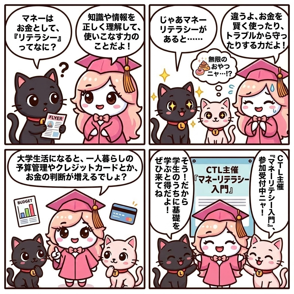 twcu_ctl's tweet photo. CTL主催「マネーリテラシー入門」は申し込み多数のため、開催教室を変更いたします。
教室:9号館9201教室(※こちらにお越しください)
学生のうちに知っておきたいお金の判断力を身につけるチャンスです!お申し込みはこちらhttps://t.co/zt2iNkvaOD #東京女子大 #CTL #マネーリテラシー https://t.co/yUjbZl54kC