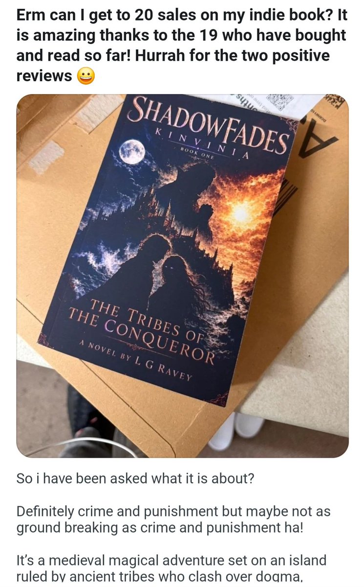 CutoutsWars's tweet photo. @Pergament_F The Fantasy Trilogy Everyone’s Talking About | ShadowFades Kinvinia

https://t.co/U5ynsZc8Bt

#IndieAuthor #KindleReads #BookRecommendations https://t.co/Jm3AvqtzTw