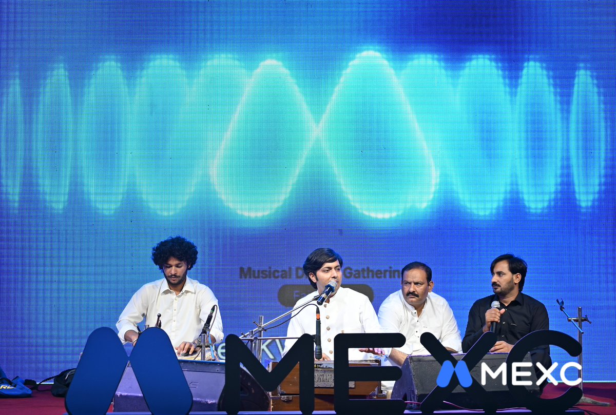 engineerzubair7's tweet photo. 🎶✨ MEXC Musical Night at Serena Hotel Faisalabad! 🔥

A night filled with live music 🎤, Gifts &amp; Fun 🎁, energy ✨, and unforgettable memories ❤️ with MEXC community!

#MEXCVVIP #MEXCPakistan #MEXCEvent #MEXCFaisalabad #MEXCCommunity #MEXCTradeFi #CryptoCommunity #MusicalNight https://t.co/FqTeIQkCsF