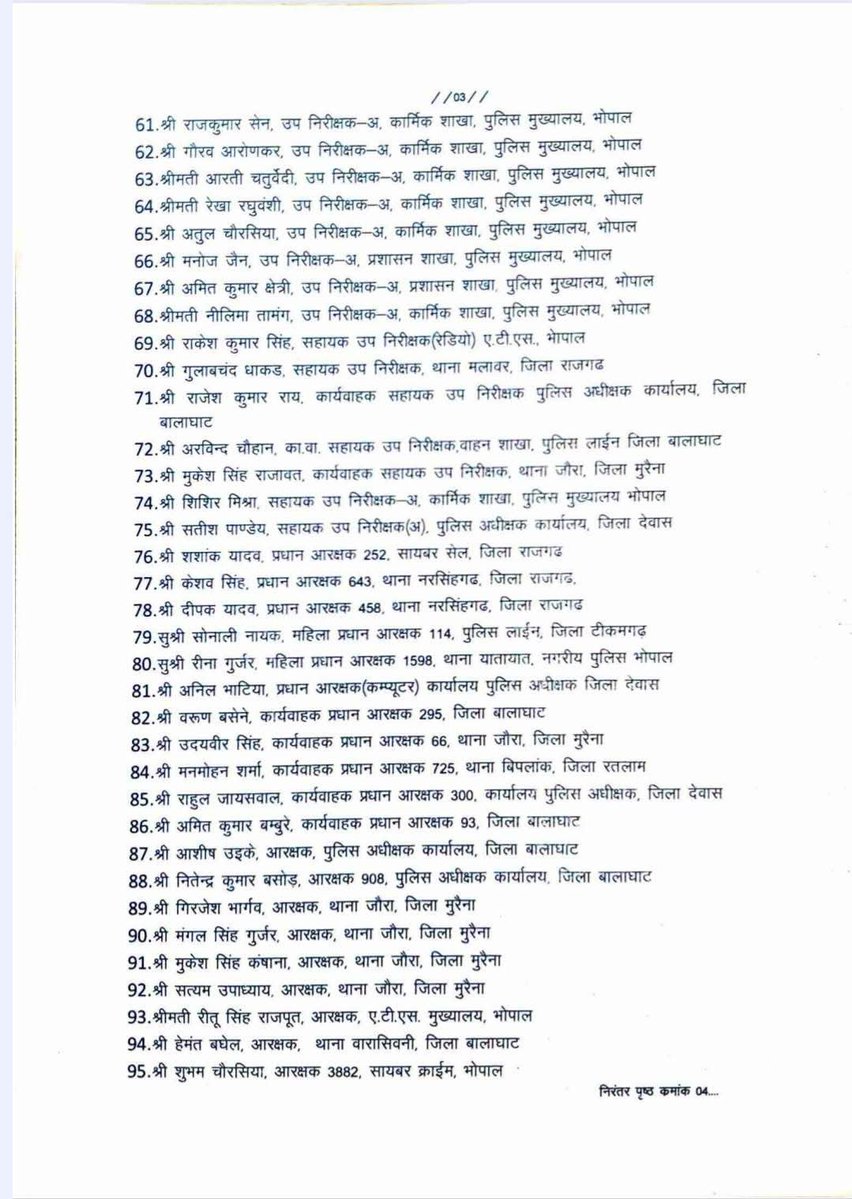 Vikas_aajtak's tweet photo. @DGP_MP Kailash Makwana honoured 100 Police officers and Personnel with the Director General of Police Commendation Certificate and Disc.
Best Wishes to all 💐

@ips_kmak
@JansamparkMP
@MPPoliceDeptt @MPPoliceOnline https://t.co/HS6Z8tOev8