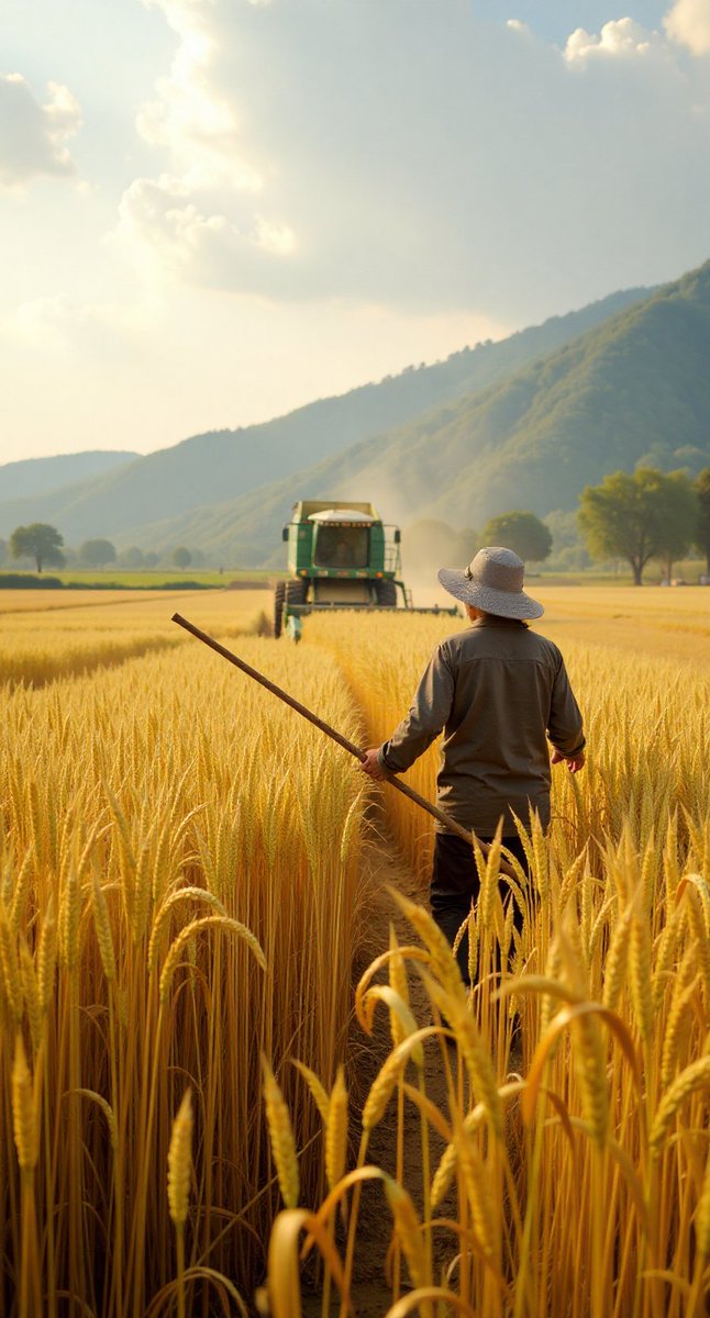 drex_vn57166's tweet photo. [Hang in there, every bit of rice takes time to ripen—slow and steady wins the harvest!]， https://t.co/7OItqL2lo1