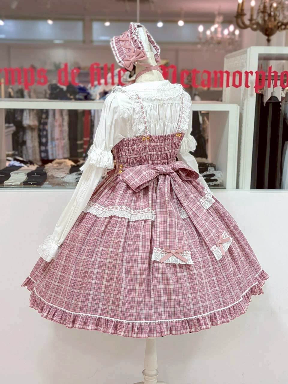 あ*酢様 SweetタータンはしごレースフリルJSK&ヘッドドレス☆メタモルフォ メタモルフォーゼ名古屋店 on X: 