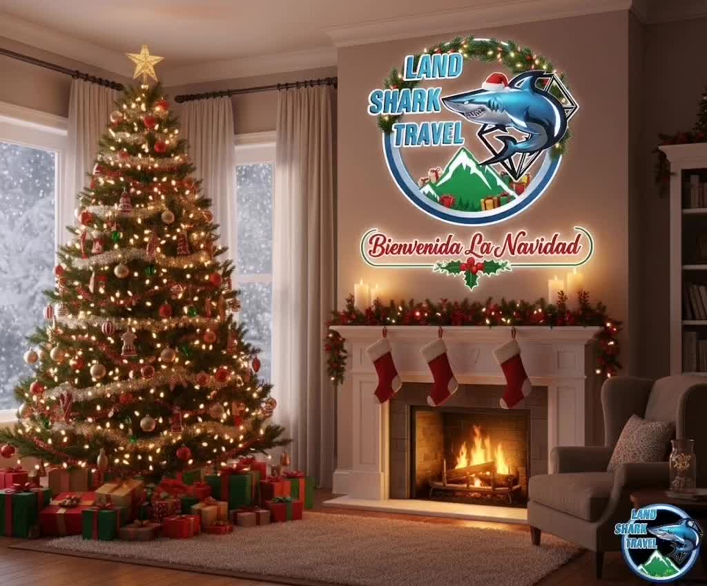 NatyMortol's tweet photo. Navidad Land Shark Travel 🎅🤶 https://t.co/6jDtTmVDPO