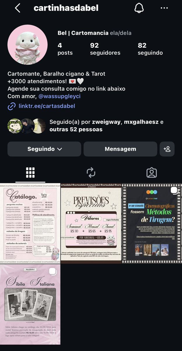 cartasdabel's tweet photo. Perfil profissional | Perfil pessoal! https://t.co/n4sIAg935j