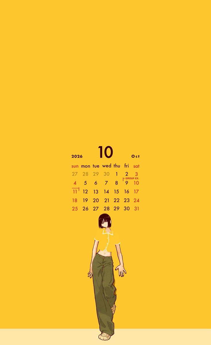syooooyoooo's tweet photo. 10月のカレンダーです🐝🌻🎈
----- https://t.co/q6lhkcdaM0
