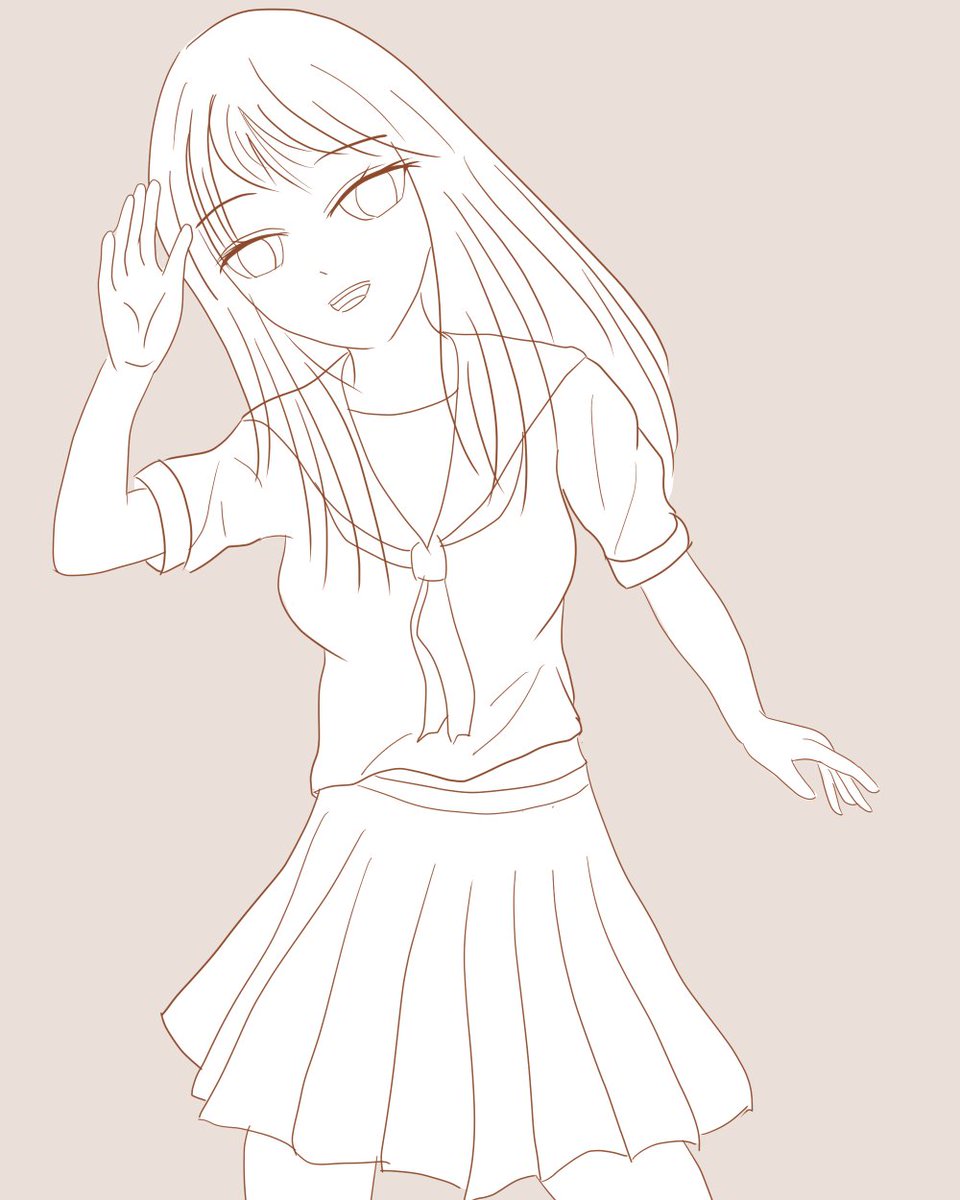 illust_mst's tweet photo. 先週投稿したカラーラフの修正

今週はこのイラストを仕上げていこうと思っています。

＃OC
#絵描きさんとつながりたい 
#絵柄が好みって人にフォローされたい https://t.co/aQApHvxZoG
