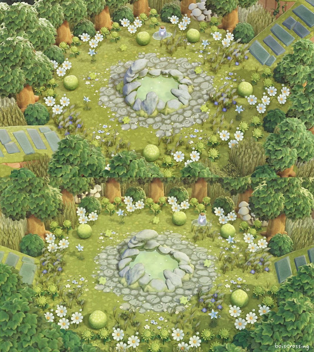 boiscrossing's tweet photo. fairy circle 🧚🏻🍃
#acnh #あつ森 https://t.co/GV88hJemrk