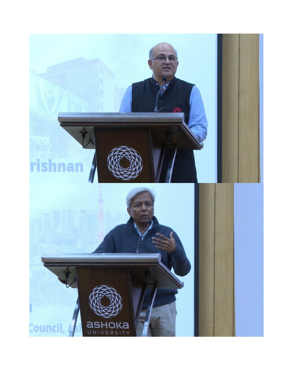 AshokaUniv's tweet photo. Ashoka University, in collaboration with Iron Pillar, launched the Iron Pillar Initiative in Global Learning (IGL), a joint initiative aimed at creating new pathways for international experiential learning, interdisciplinary education, research collaboration, and career development for students.

As part of the launch, Nobel Laureate Michael A. Spence delivered the Iron Pillar Distinguished Lecture, highlighting the importance of research and innovation in India’s evolving economic landscape and the need to create greater access to global opportunities for the next generation of talent.

The event also featured an overview of the India-Japan Economic Corridor Report by K. VijayRaghavan, Chair, Science Advisory Council, Ashoka University.
