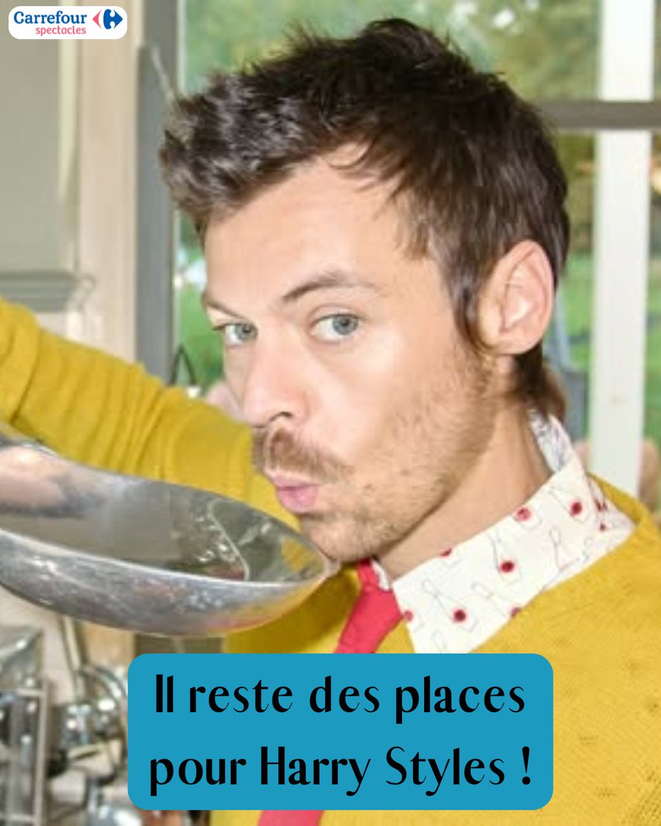 Carrefour_Spect's tweet photo. 🚨 HARRY STYLES : PLUS QUE QUELQUES PLACES ! 🍉🇬🇧✨

Il ne reste des billets que pour les dates des 23 et 24 juillet ! 💥🎟️

🎟️ Vos billets ici : https://t.co/NASWqT0JbT

📷©️ : Facebook Harry Styles

👇 Qui vise la date du 23 ou du 24 ? 👇

#HarryStyles #CarrefourSpectacles https://t.co/whmJCIDCCF