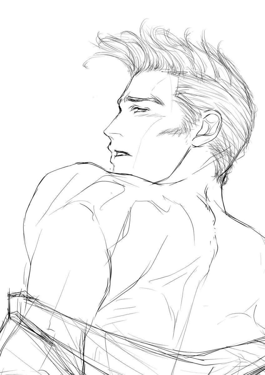black_l_ace's tweet photo. 久しぶりに🪻描いてるぅ〜😭
本当にこの男描くの楽しくて楽しくて可愛いなぁと思いながら書いてる… https://t.co/I0y6hQR7CS