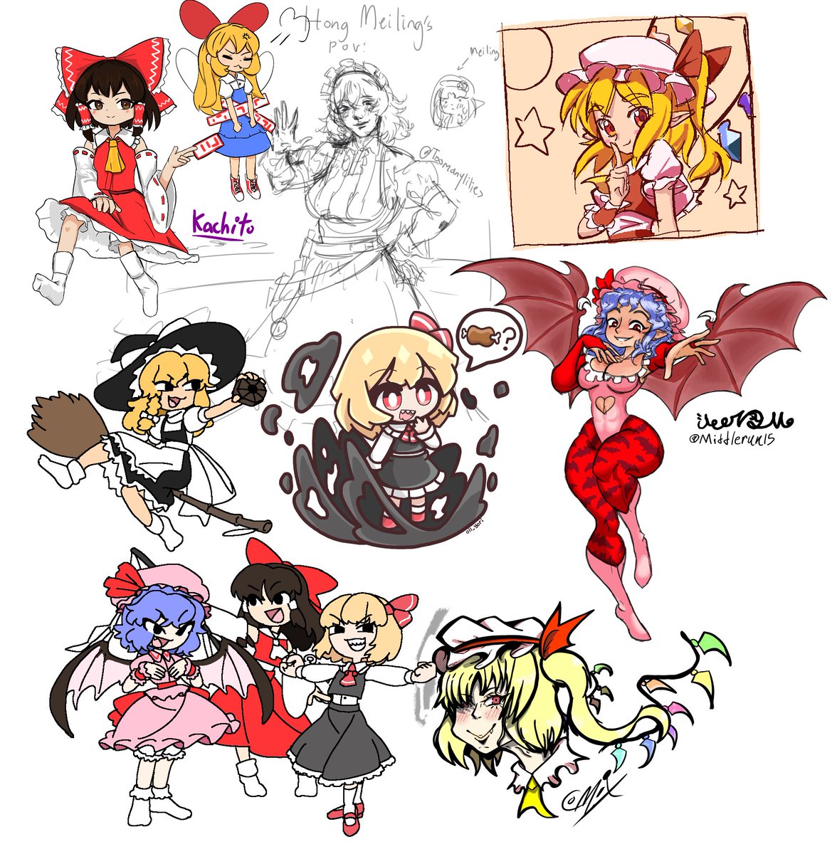 JNafuda's tweet photo. #東方Project #touhou
Monthly Magma for September! This months theme was Eosd! (surprisingly no cirno I'll make up for that later w) https://t.co/rfNSrokAyx