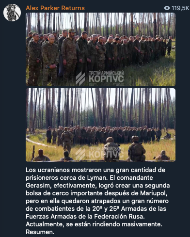 FONSEJ1's tweet photo. Muy buenos días.

Hoy tenemos una nueva versión del motivo del viaje del director de la CIA, John Ratcliffe, a Moscú; instar al Kremlin a poner fin a la guerra, antes de que su situación militar y económica se volviera catastrófica.

Según funcionarios actuales y antiguos (anónimos), Ratcliffe  fue a entregar una evaluación sombría de la guerra y a decir que a Moscú le conviene negociar antes de que empeore su situación militar y económica. Argumentos:

Ucrania no va a dejar de pelear en el este aunque EE. UU. recorte ayuda.
Avance ruso mínimo: en 18 meses de mandato de Ratcliffe, Rusia habría ganado alrededor del 1 % del territorio ucraniano ( y esto igual ni siquiera es así ya).
En Julio Ratcliffe ya había dicho en público que la esperanza de vida de un soldado ruso en primera línea era inferior a 35 minutos.
Antes de Moscú habló con homólogos ucranianos y les aseguró que no iba a ceder nada en nombre de Kyiv; solo a sondear posiciones rusas.

Esto es compatible con haber trasladado los otros mensajes anunciados por la prensa

advertir de no tocar territorio OTAN (CNN, Politico, WSJ);
Irán y no aprovechar una supuesta debilidad de EE. UU. (Washington Post);
sondear una cumbre Trump–Putin–Zelenski (Axios).

En inglés 
https://t.co/QrEFx8pBYT
en español
https://t.co/6x54GRfJNM

La noticia de los cautivos rusos en la operación Vivaldi ha caído como un mazazo en la moral de los blogueros Z. Captura de dos ejemplos en una cuenta muy vinculada a Wagner.
Rusia enviando refuerzos a la zona, por cierto.

La economía, eso que no tiene importancia porque Rusia avanza (o ya no);
Antes del inicio de la guerra Rusia pagaba por su deuda pública a largo plazo, bonos OFZ,  menos del 8%, ayer el 17%, estos gastos  representan casi un billón de rublos tan sólo en el segundo trimestre del año en curso. Luego hay que sumar los préstamos subvencionados a las industria militar y general y las hipotecas familiares. 
Añadid como poco otro medio billón -en un trimestre-.