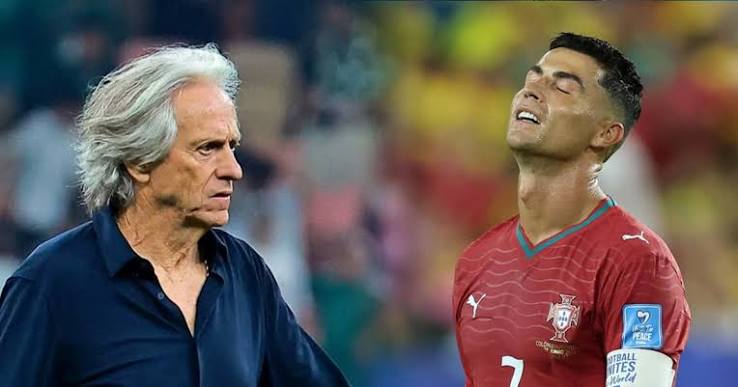 psg__chief's tweet photo. 🚨 JUST IN 🚨

According to reports by Portuguese media @CabineSport , Cristiano Ronaldo pushed for the appointment of Jorge Jesus as Portugal NT coach....Ronaldo then tried making a backroom deal with the coach to keep playing and being the star of the team which Jesus declined....There is now a big disagreement between Jesus and Ronaldo after he was benched vs Norway and the coach's comment after the game. 

WHAT A SHAME!!!!!