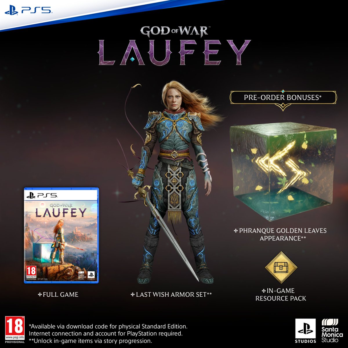 Hitcouk's tweet photo. PRE-ORDERS NOW LIVE: Secure your Physical copy of God of War Laufey now and pay nothing until release!

https://t.co/4S5K1TyvSs

Pre-order bonuses included.

#GodofWarLaufey #GodofWar #PS5 #PS5Pro #PlayStation #PlayStation5 https://t.co/ajjh14jT6H