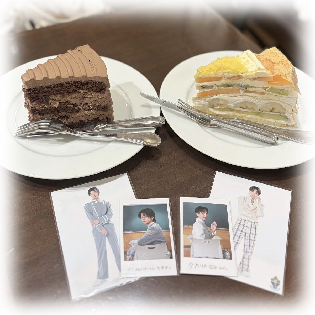 jintknluv's tweet photo. 私的初HARBS☆
吉澤要人ｻﾝ推しのリア友と一緒に行ってきた💛💜 https://t.co/1BAJHvKvPv