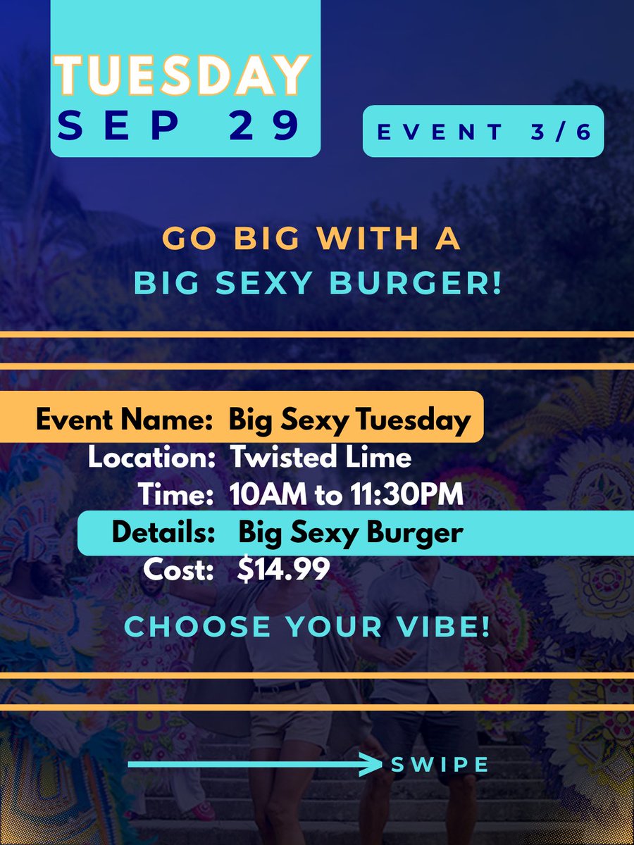 EventReef's tweet photo. What's happening in Nassau TODAY (TUESDAY)?

Event 3/6

Follow Event Reef to know what Events are happening in Nassau!

#nassau #nassaubahamas #bahamas #eventreef https://t.co/s4l1NOjxis